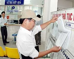 Cải cách hành chính năm 2007: Chấm dứt chồng chéo, tinh giản hồ sơ ảnh 2 Cải cách hành chính năm 2007: Chấm dứt chồng chéo, tinh giản hồ sơ ảnh 2