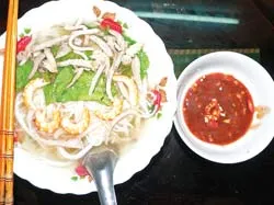 Bún gỏi già Sóc Trăng