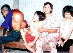 Một gia đình có hoàn cảnh bi đát
