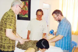 Vừa chữa bệnh, vừa thư giãn