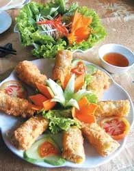 Chả giò cua bể