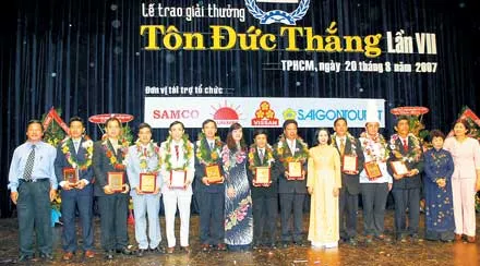 Lễ trao Giải thưởng Tôn Đức Thắng lần thứ VII năm 2007: Tôn vinh 11 cá nhân ưu tú