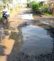 Đường nát vì xe quá tải