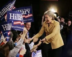 Hillary Clinton và John McCain chiến thắng liên tiếp ảnh 1 Hillary Clinton và John McCain chiến thắng liên tiếp ảnh 1
