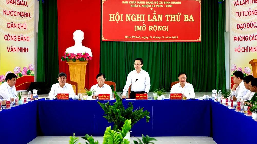 Xã Bình Khánh (TPHCM) đặt mục tiêu duy trì đà tăng trưởng 15%