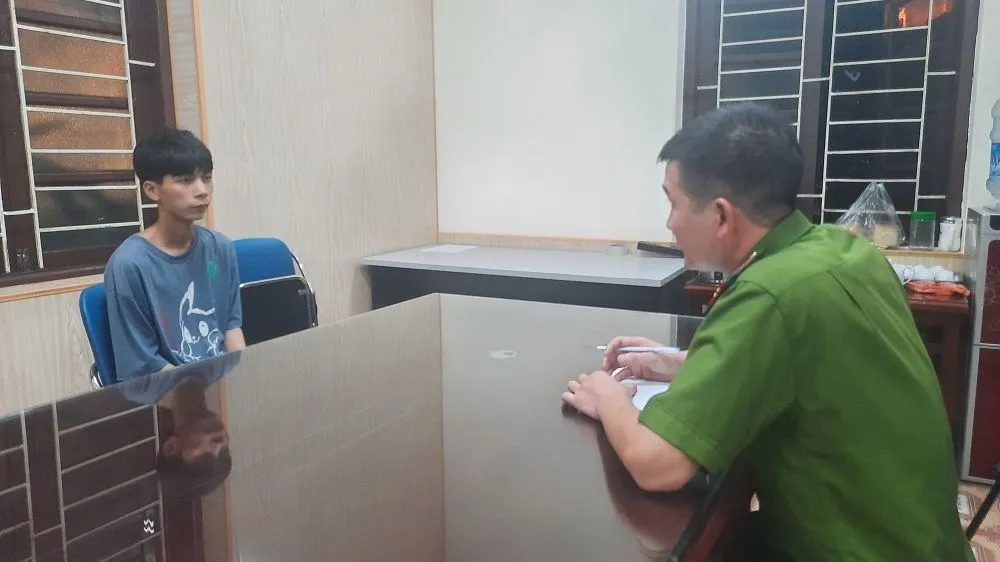 Nghi phạm Đức tại cơ quan điều tra Nghi phạm Đức tại cơ quan điều tra