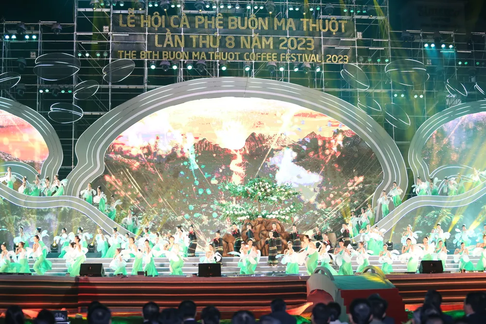 Khai mạc Lễ hội cà phê Buôn Ma Thuột lần thứ 8 năm 2023 với những tiết mục đặc sắc