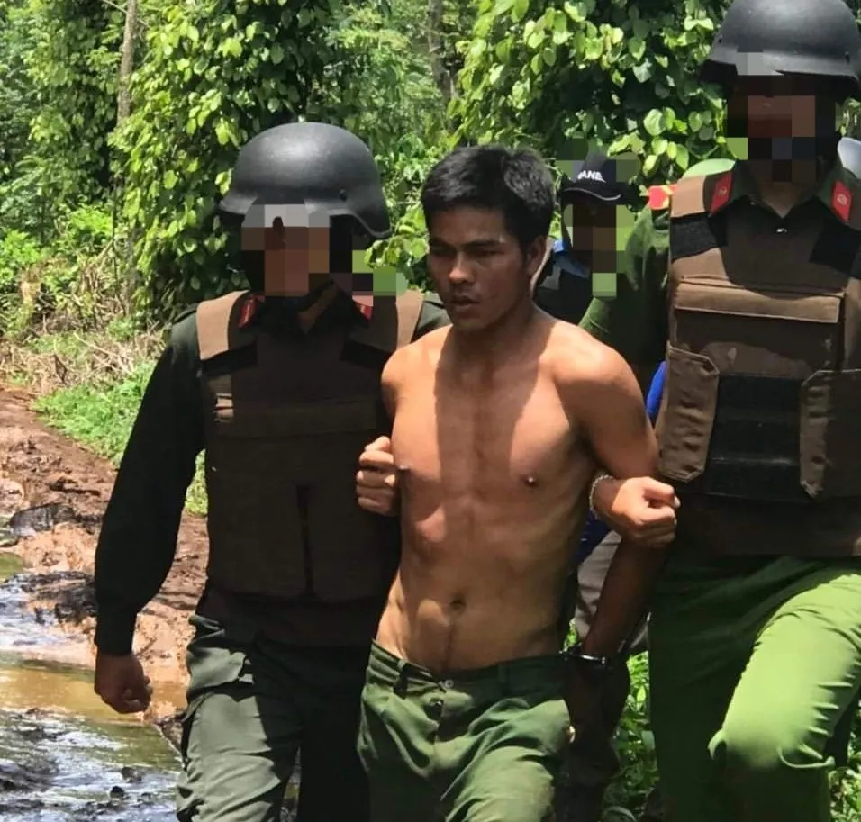 Các đối tượng tham gia vụ tấn công đã bị lực lượng công an bắt giữ