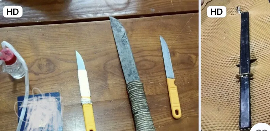 Tang vật được tìm thấy trên xe các đối tượng Tang vật được tìm thấy trên xe các đối tượng