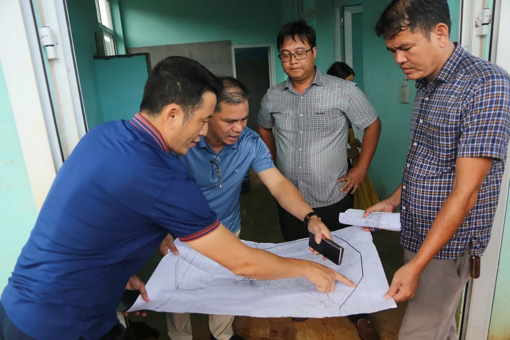 Ngành chức năng đang kiểm tra dự án để lên phương án ứng phó