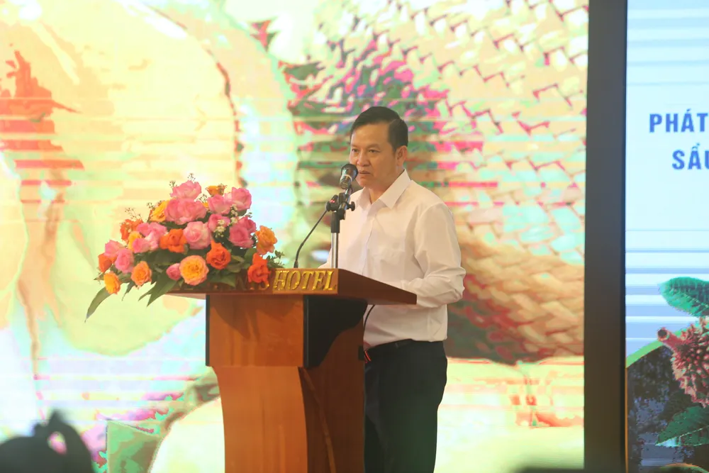 Cục trưởng Cục Trồng trọt và BVTV (Bộ Nông nghiệp và Môi trường) Huỳnh Tấn Đạt cho biết, năm 2025, xuất khẩu sầu riêng sang Trung Quốc giảm sút 71,3% về sản lượng và 74% về kim ngạch IMG_9325.JPG