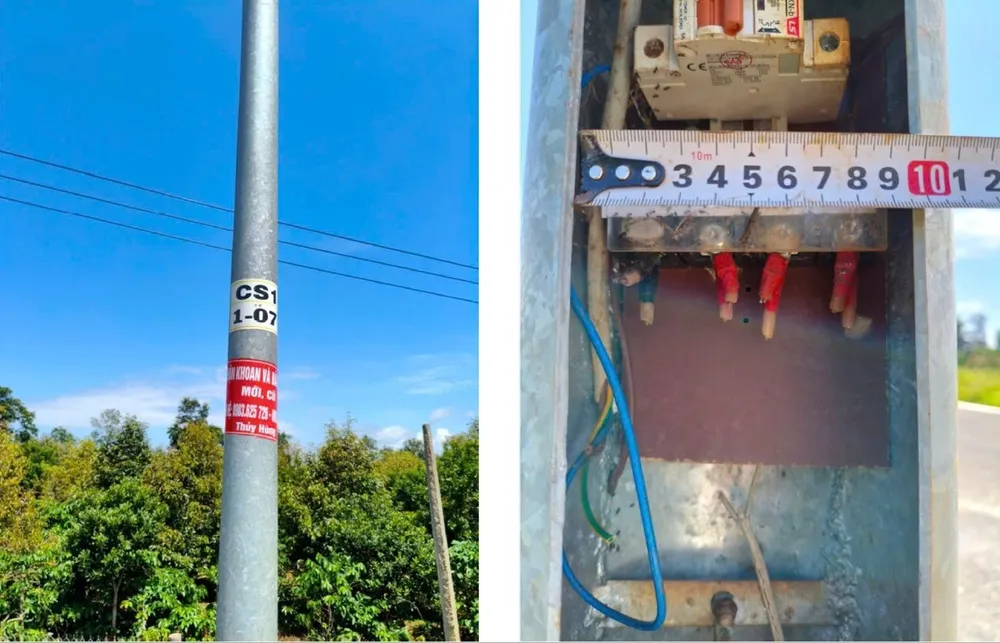 Một trụ điện tại dự án bị cắt thiết bị điện z6876433251870_faf414ec7845c10cdf66e9fcc764db50.jpg