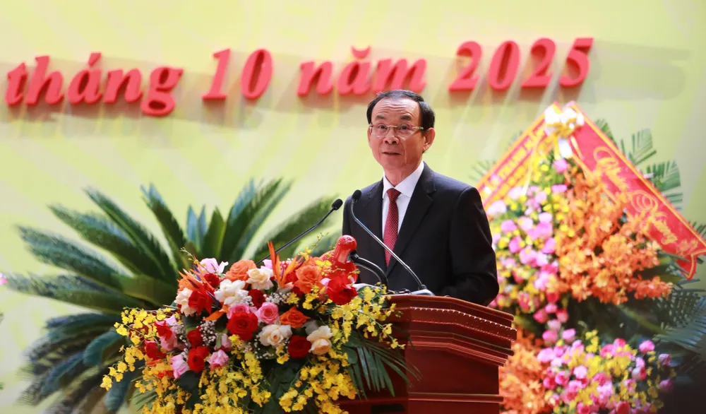 Đồng chí Nguyễn Văn Nên phát biểu tại đại hội 0J3A4023.JPG