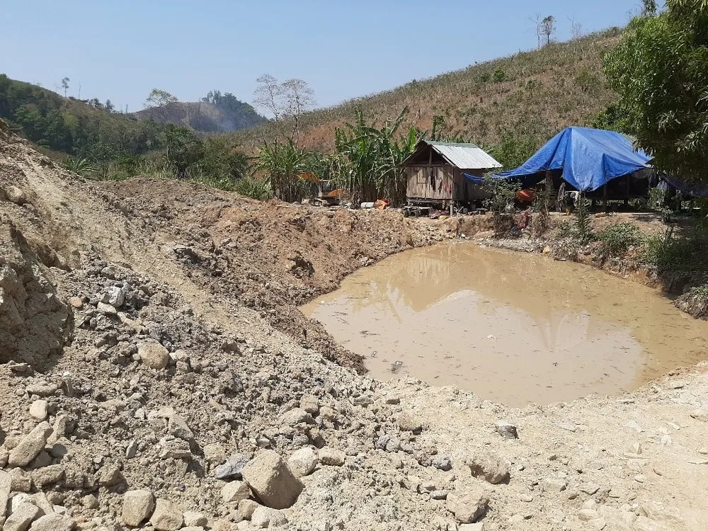 Gia Lai: Triệt phá 2 bãi khai thác vàng trái phép ảnh 3 Gia Lai: Triệt phá 2 bãi khai thác vàng trái phép ảnh 3