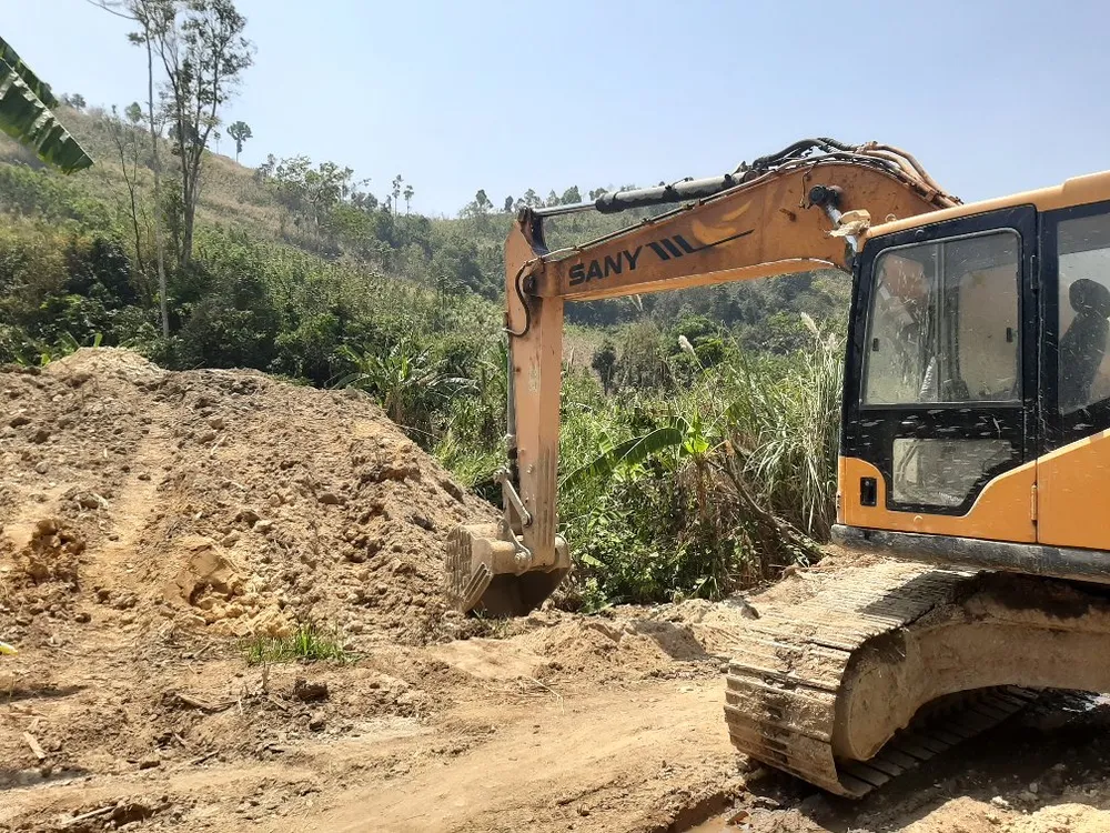 Gia Lai: Triệt phá 2 bãi khai thác vàng trái phép ảnh 6 Gia Lai: Triệt phá 2 bãi khai thác vàng trái phép ảnh 6