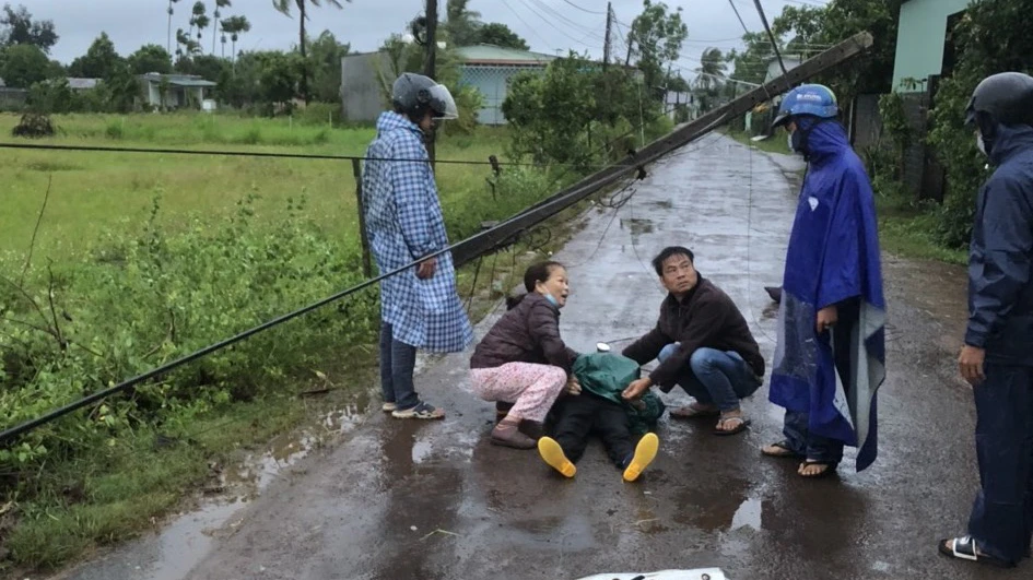 Hiện trường vụ tai nạn. Ảnh: Bá Đính (Báo Gia Lai)