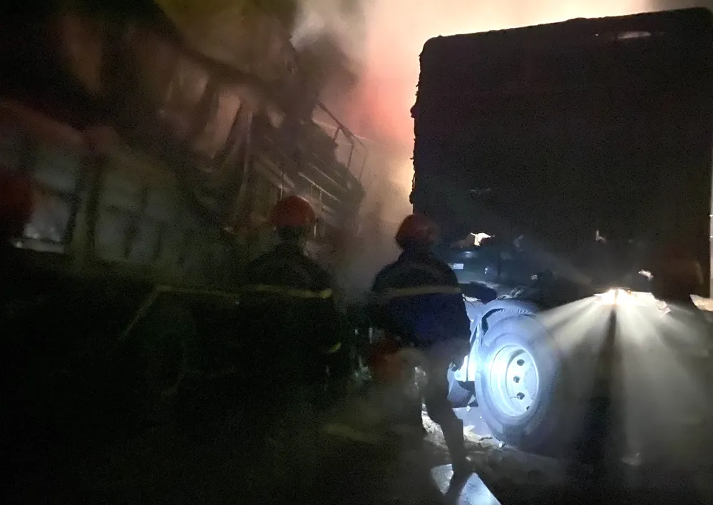 Hiện trường vụ việc. Ảnh: Công an cung cấp