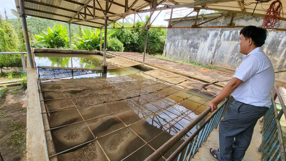 Nơi chứa và xử lý nước trước khi đưa về cho người dân sử dụng