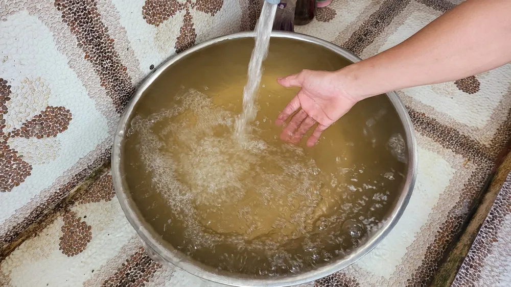 Nước đưa về cho dân dùng bị đục