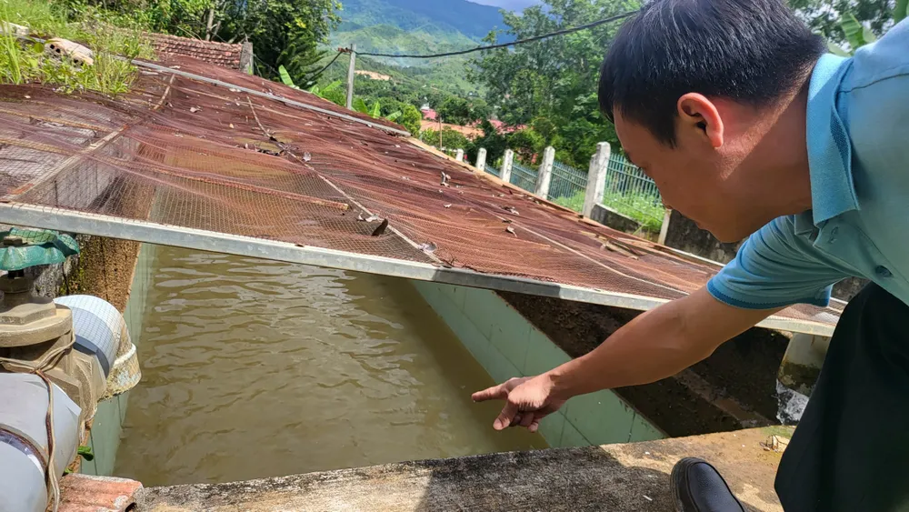 Nước sau xử lý vẫn đục