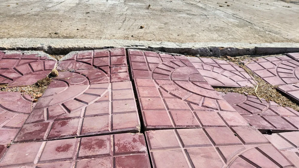 Một điểm lún thuộc dự án