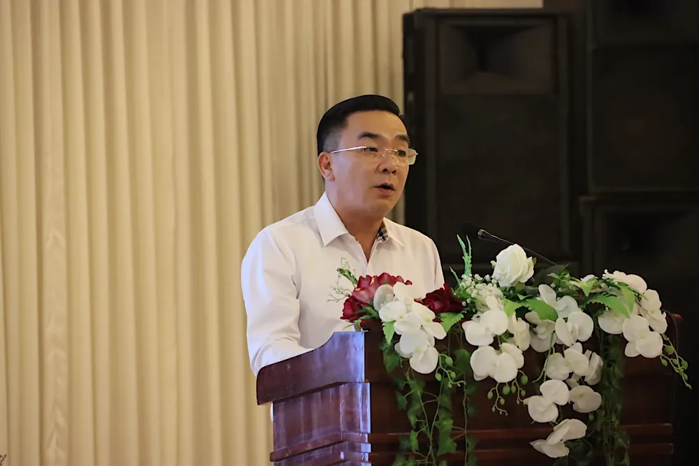 Tiến sĩ Nguyễn Lương Tâm, Phó Cục trưởng Cục Y tế dự phòng phát biểu Tiến sĩ Nguyễn Lương Tâm, Phó Cục trưởng Cục Y tế dự phòng phát biểu