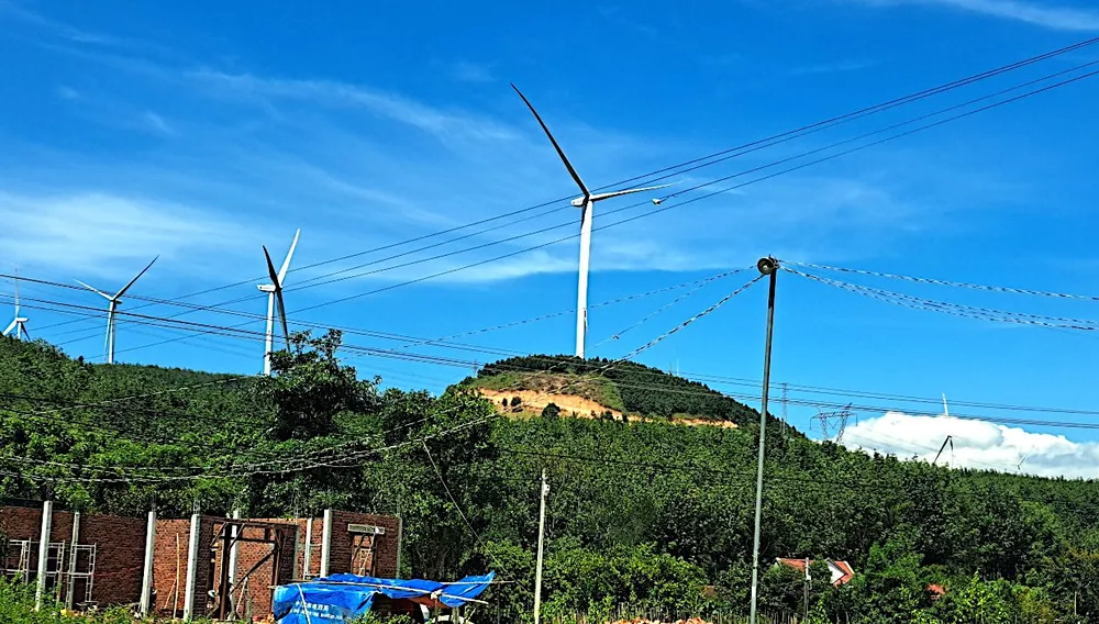 Do có nhiều vi phạm khi triển khai Nhà máy điện gió Tân Tấn Nhật - Đắk Glei, chủ đầu tư bị phạt. Ảnh: CD