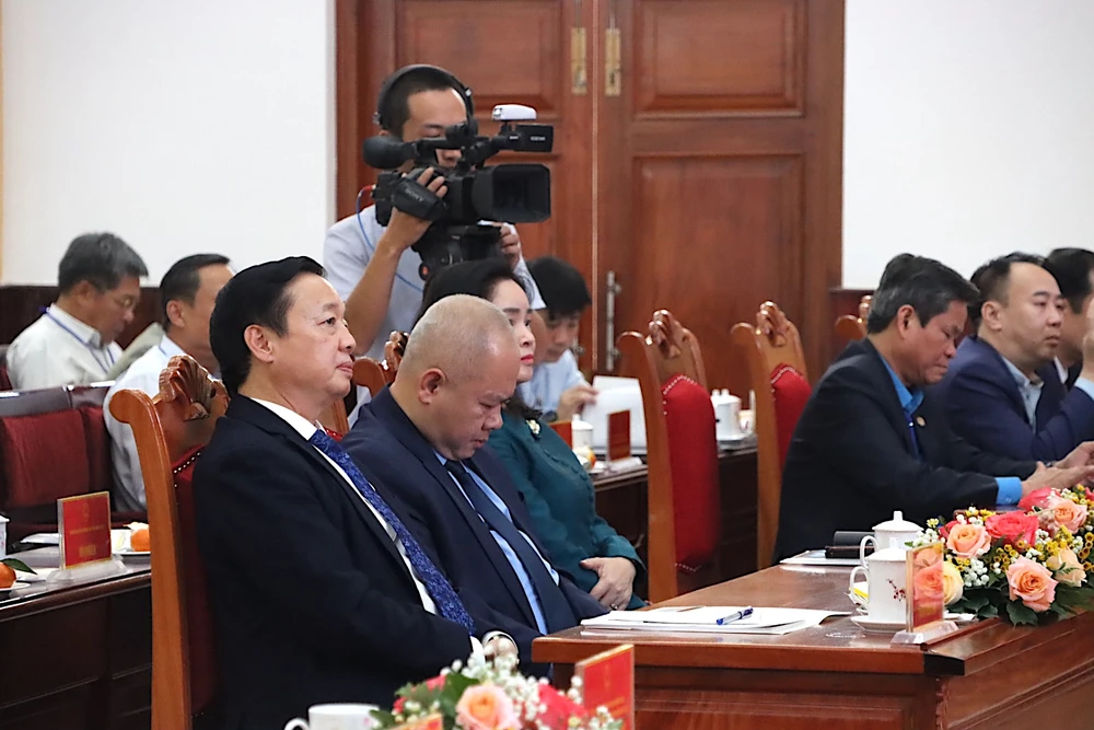 Phó Thủ tướng Chính phủ Trần Hồng Hà đến dự. Ảnh: HỮU PHÚC z5076532720038-61fd30f85df55f6a125a635b68455db8-429.jpg