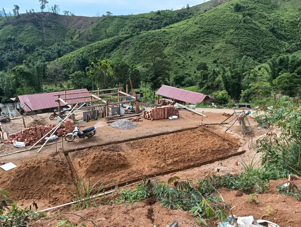 Khu vực dân di dời và hỗ trợ xây dựng nhà ở có địa thế bằng phẳng, an toàn hơn. Ảnh: TH 7db310f0ae1e1a40430f.jpg