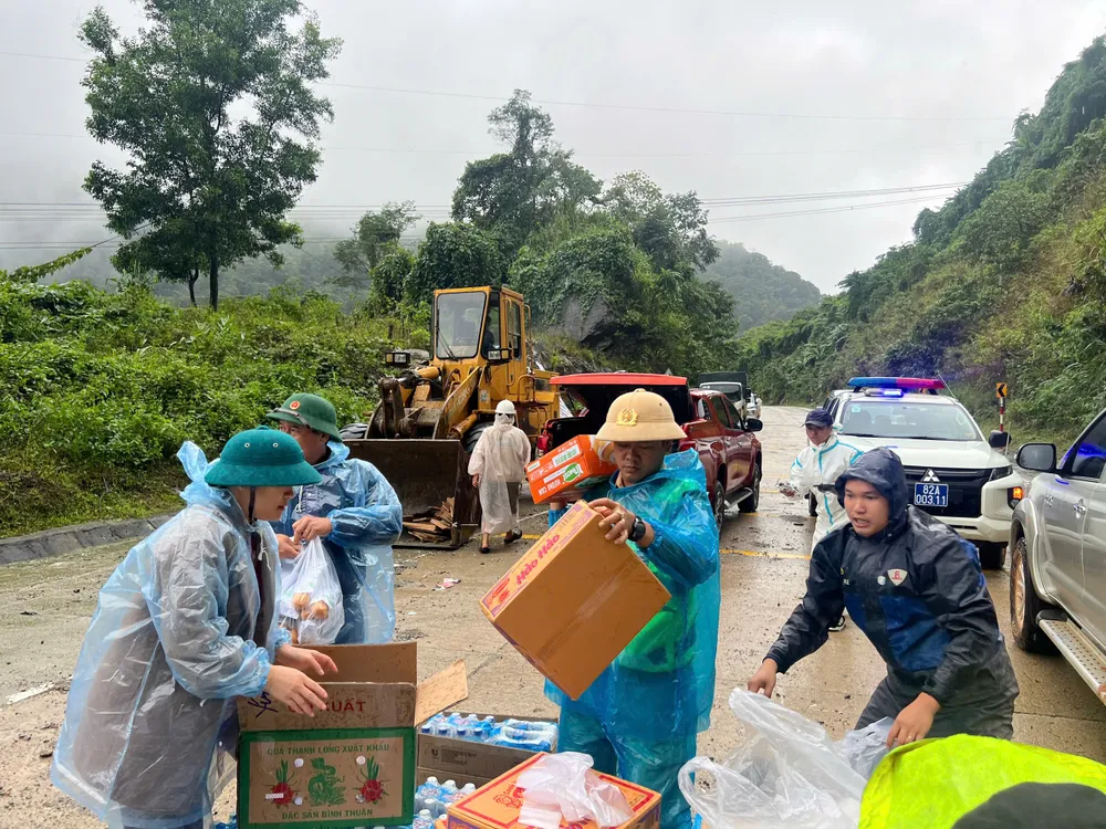Phân chia thực phẩm để mang cứu trợ grefd.jpeg