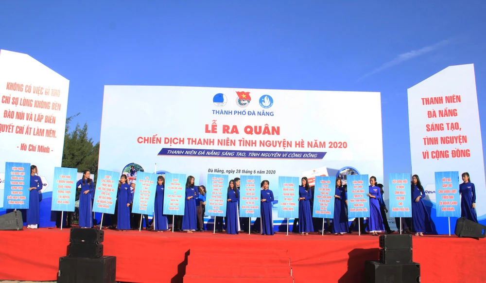 Đà Nẵng ra quân chiến dịch thanh niên tình nguyện hè năm 2020 ảnh 2 Đà Nẵng ra quân chiến dịch thanh niên tình nguyện hè năm 2020 ảnh 2
