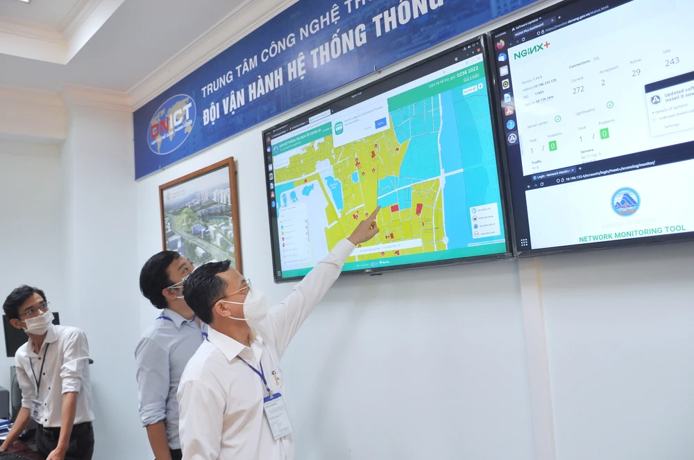 Kiểm tra mức độ biểu thị và vận hành của bản đồ dịch tễ Covid-19 TP Đà Nẵng