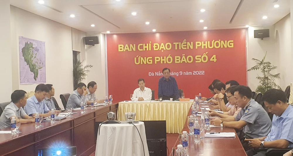 Ban chỉ đạo tiền phương ứng phó bão số 4 tại TP Đà Nẵng