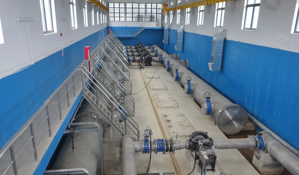 Trạm bơm nước sạch đã hoàn thiện Trạm bơm nước sạch đã hoàn thiện