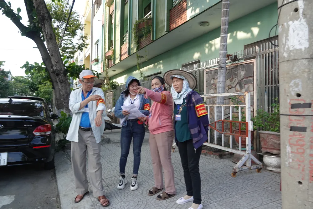 Một tổ bình ổn giá của phường An Hải Bắc (quận Sơn Trà, TP Đà Nẵng). Ảnh: XUÂN QUỲNH