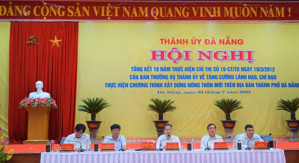 Ông Nguyễn Văn Quảng, Bí thư Thành ủy Đà Nẵng kết luận tại hội nghị. Ảnh: XUÂN QUỲNH