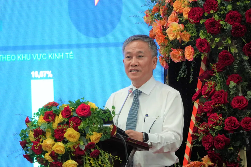 Ông Nguyễn Quang Thanh, Giám đốc Sở TT-TT TP Đà Nẵng phát biểu. Ảnh: XUÂN QUỲNH Ông Nguyễn Quang Thanh, Giám đốc Sở TT-TT TP Đà Nẵng phát biểu. Ảnh: XUÂN QUỲNH