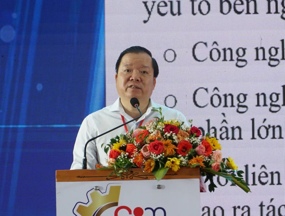 Ông Phạm Tuấn Anh, Phó Cục trưởng Cục Công nghiệp – Bộ Công Thương đưa ra những hạn chế. Ảnh: XUÂN QUỲNH