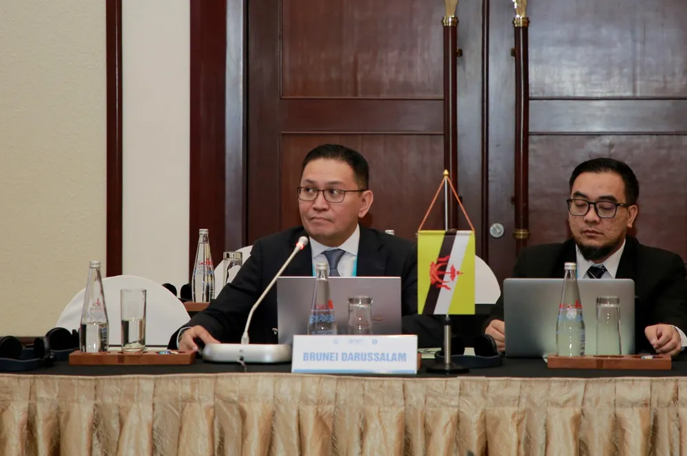 Ông Zul-Fakhri Maidy, đại diện đến từ Bộ Thông tin Truyền thông Brunei trình bày. Ảnh: XUÂN QUỲNH Ông Zul-Fakhri Maidy, đại diện đến từ Bộ Thông tin Truyền thông Brunei trình bày. Ảnh: XUÂN QUỲNH