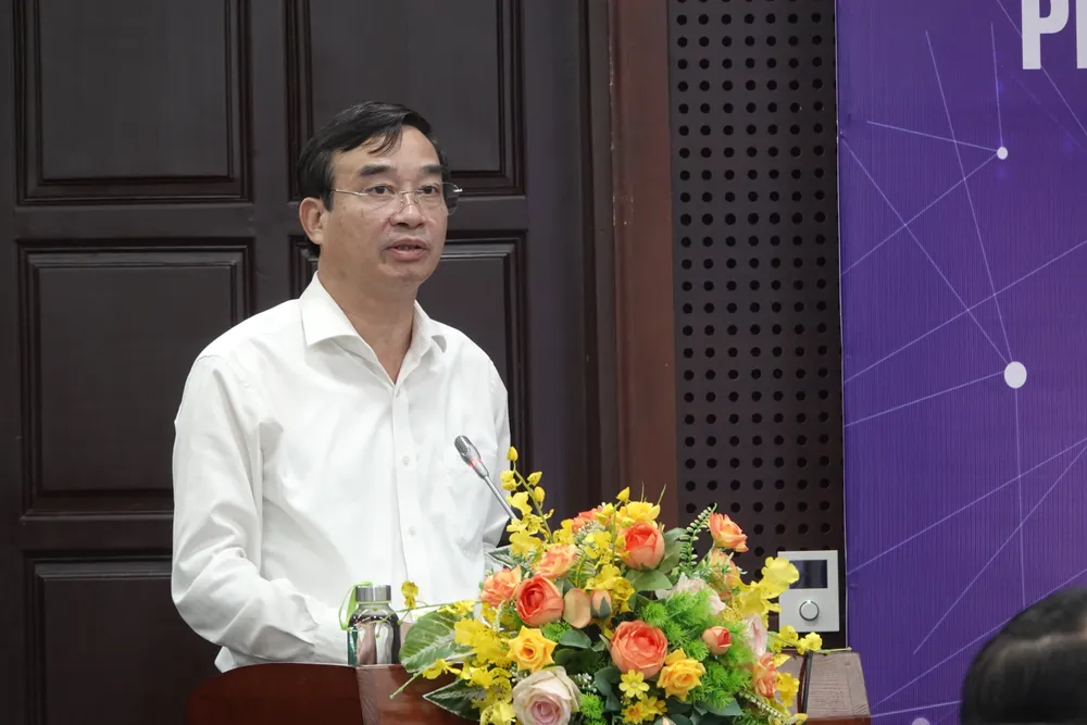 Ông Lê Trung Chinh, Chủ tịch UBND TP Đà Nẵng phát biểu. Ảnh: XUÂN QUỲNH