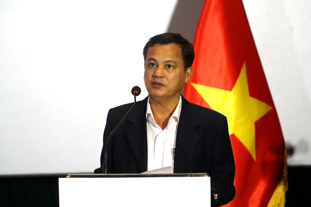 Ông Trần Ngọc Thạch, Phó Giám đốc Sở TT-TT TP Đà Nẵng thông tin. Ảnh: XUÂN QUỲNH z5736699672296_5bfafa540d2a2666a695f7c9ae587dec.jpg