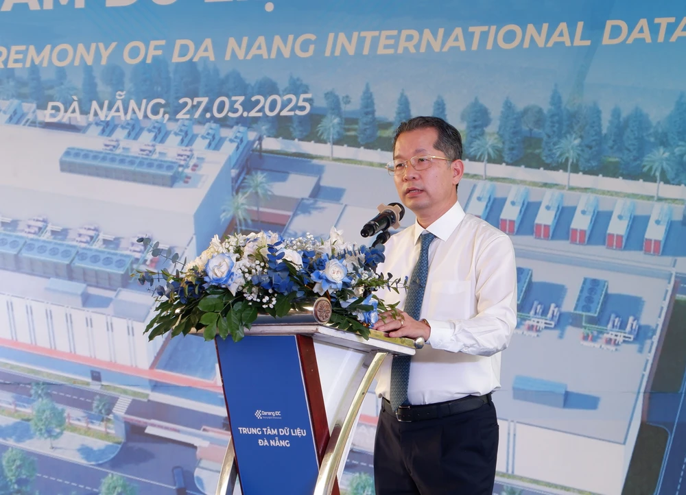 Ông Nguyễn Văn Quảng, Bí thư Thành ủy Đà Nẵng phát biểu. Ảnh: XUÂN QUỲNH DSCF8781.JPG
