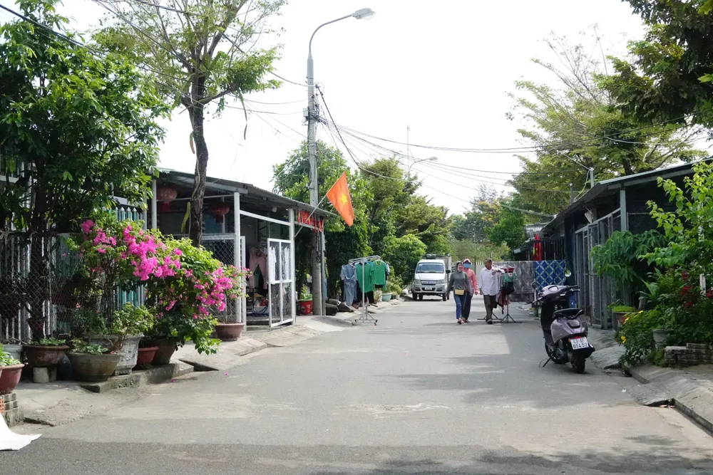 Khu tái định cư ở phường Hòa Hiệp Nam. Ảnh: XUÂN QUỲNH DSC09485.JPG