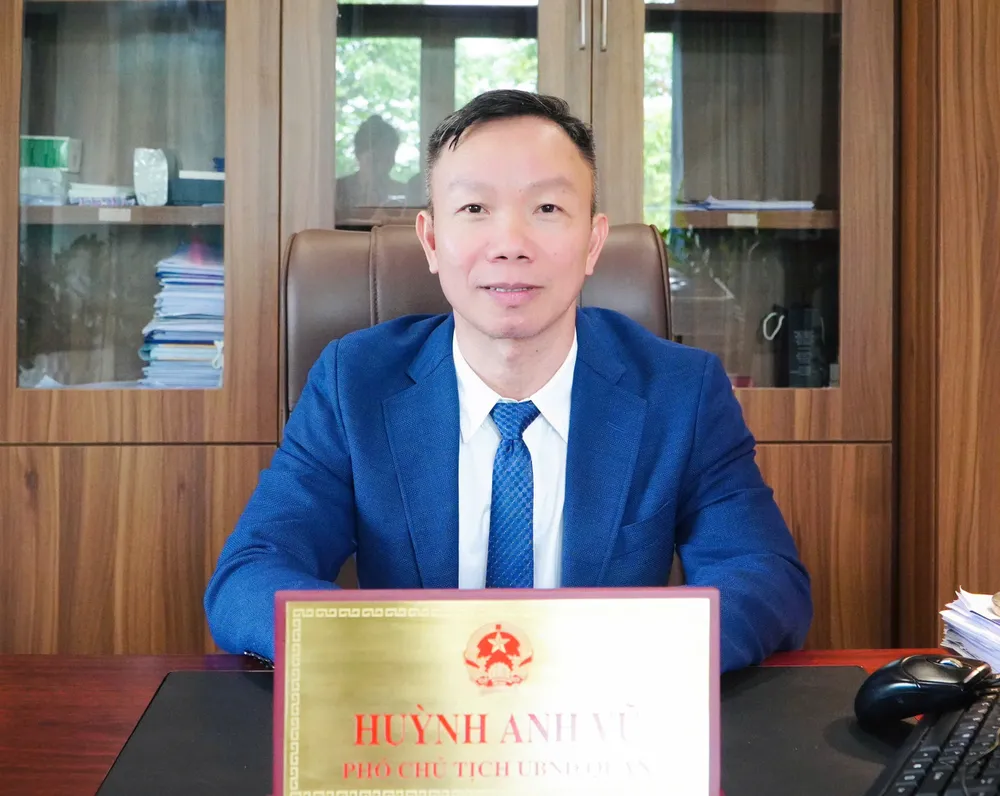 Ông Huỳnh Anh Vũ, Phó Chủ tịch UBND quận Liên Chiểu. Ảnh: XUÂN QUỲNH z6601024051991_6430ef229866244049dfe138a56f09e3.jpg