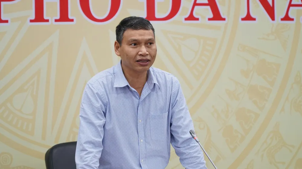 Ông Hồ Kỳ Minh, Phó Chủ tịch thường trực UBND TP Đà Nẵng thông tin. Ảnh: XUÂN QUỲNH z6717880387570_16f28bb81aef6e405523026b69fc4aba.jpg