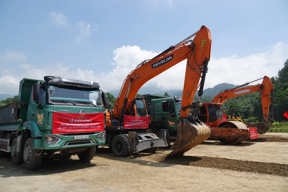 Khu phức hợp du lịch và đô thị nghỉ dưỡng Làng Vân dự kiến sẽ đi vào hoạt động từ năm 2027. Ảnh: XUÂN QUỲNH DSC01199.JPG