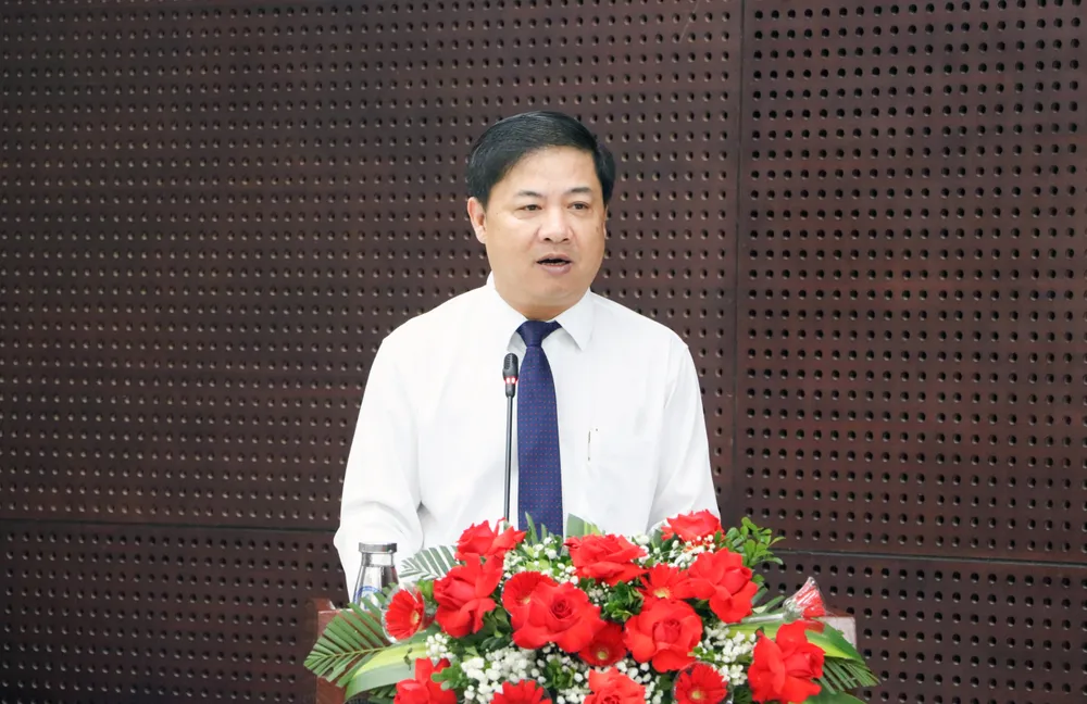 Ông Lương Nguyễn Minh Triết, Chủ tịch UBND TP Đà Nẵng phát biểu BO NHIEM1.jpg