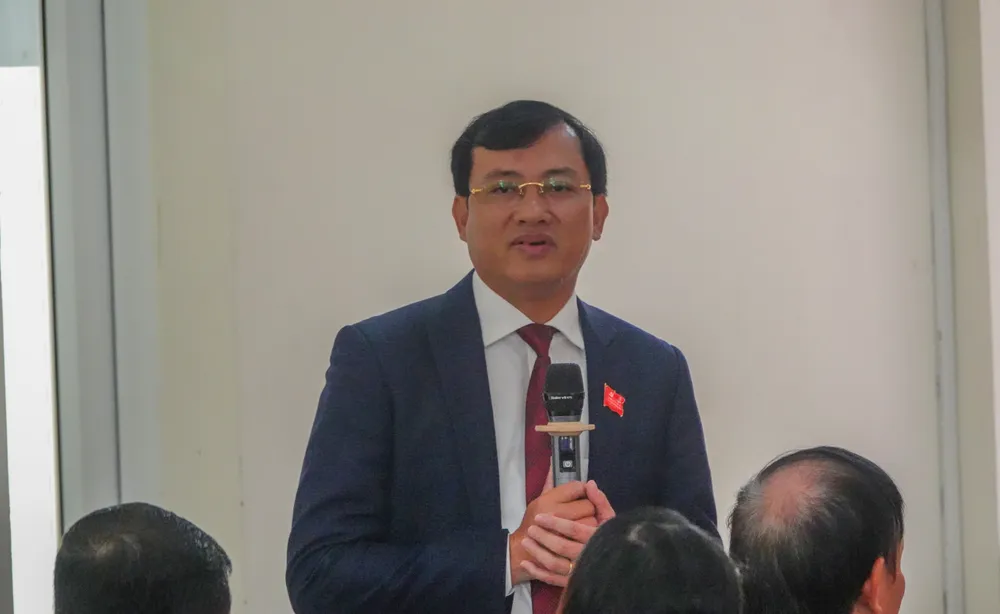Giám đốc Sở Nội vụ TP Đà Nẵng Phan Văn Bình chia sẻ. Ảnh: XUÂN QUỲNH bai 8 a.jpg