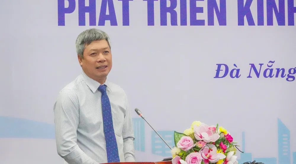Ông Hồ Quang Bửu, Phó Chủ tịch UBND TP Đà Nẵng chia sẻ. Ảnh: XUÂN QUỲNH DSC05649.JPG