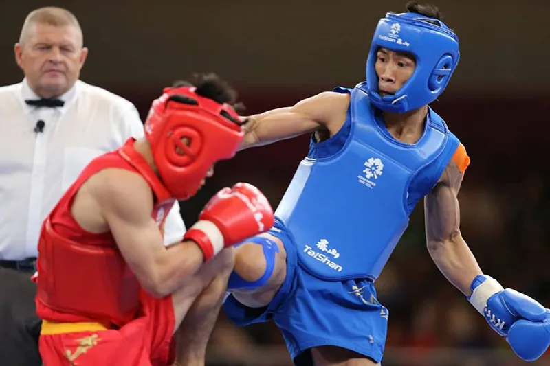 Wushu: Võ sĩ Bùi Trường Giang đoạt HCB hạng cân 56kg ảnh 3